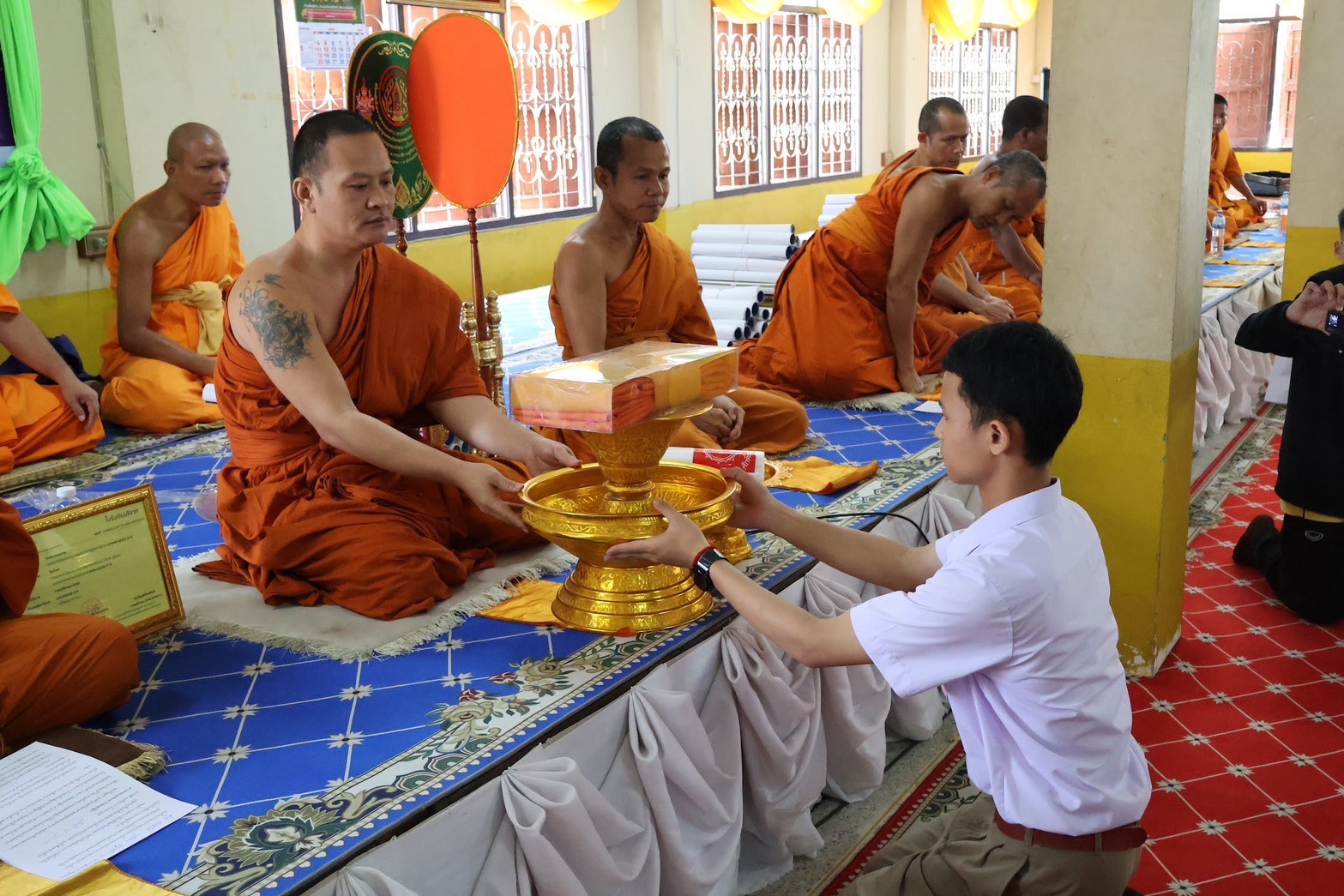 ภาพร่วมพิธีกรรมวัดจำปา