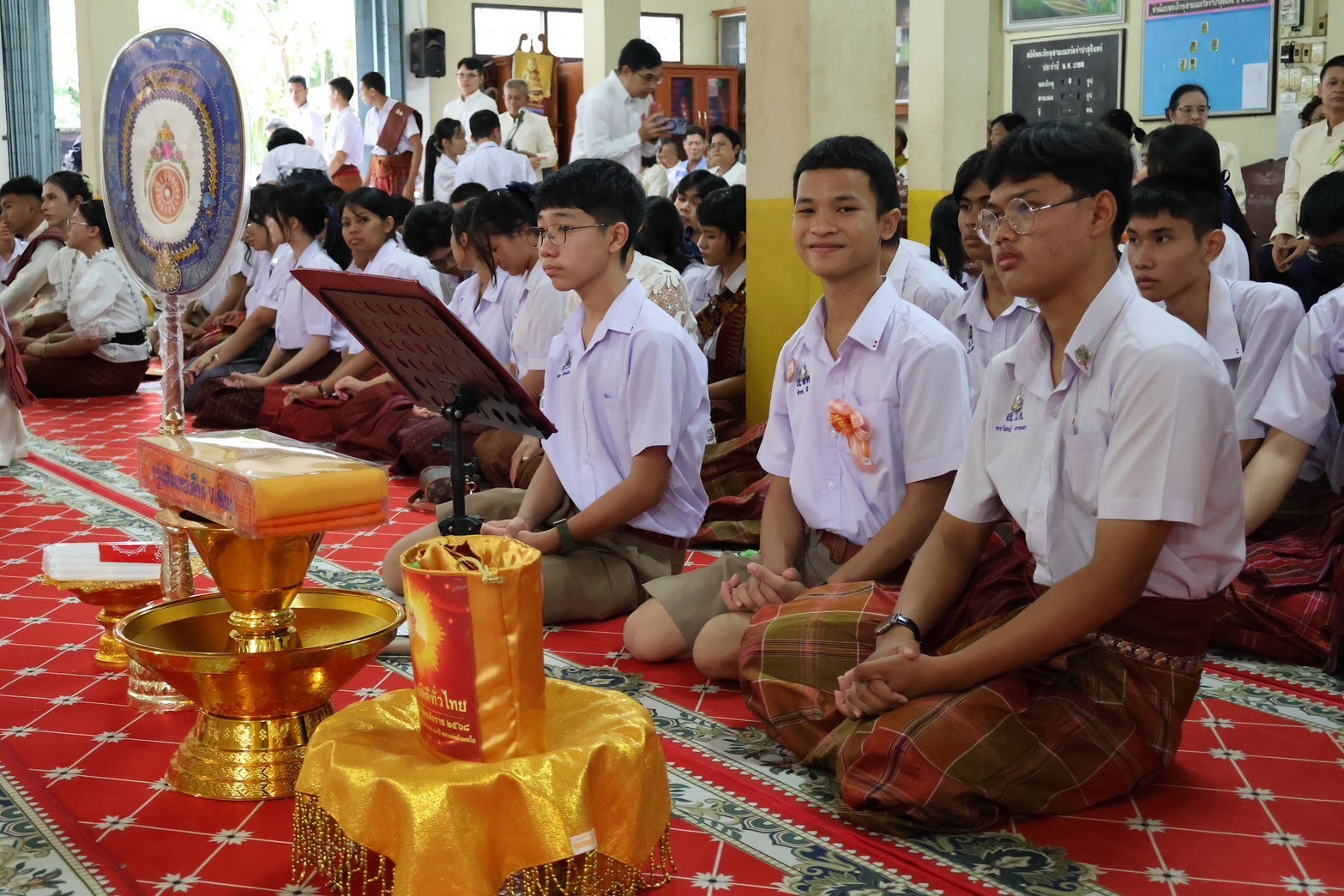 ภาพร่วมพิธีกรรมวัดจำปา