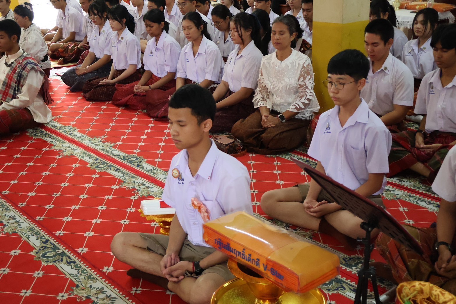 ภาพร่วมพิธีกรรมวัดจำปา