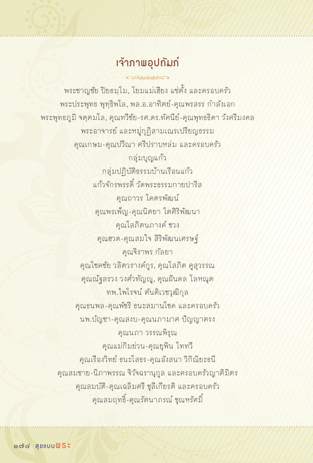 เจ้าภาพอุปถัมภ์ สุขแบบพระ Vol.1 หน้า 240