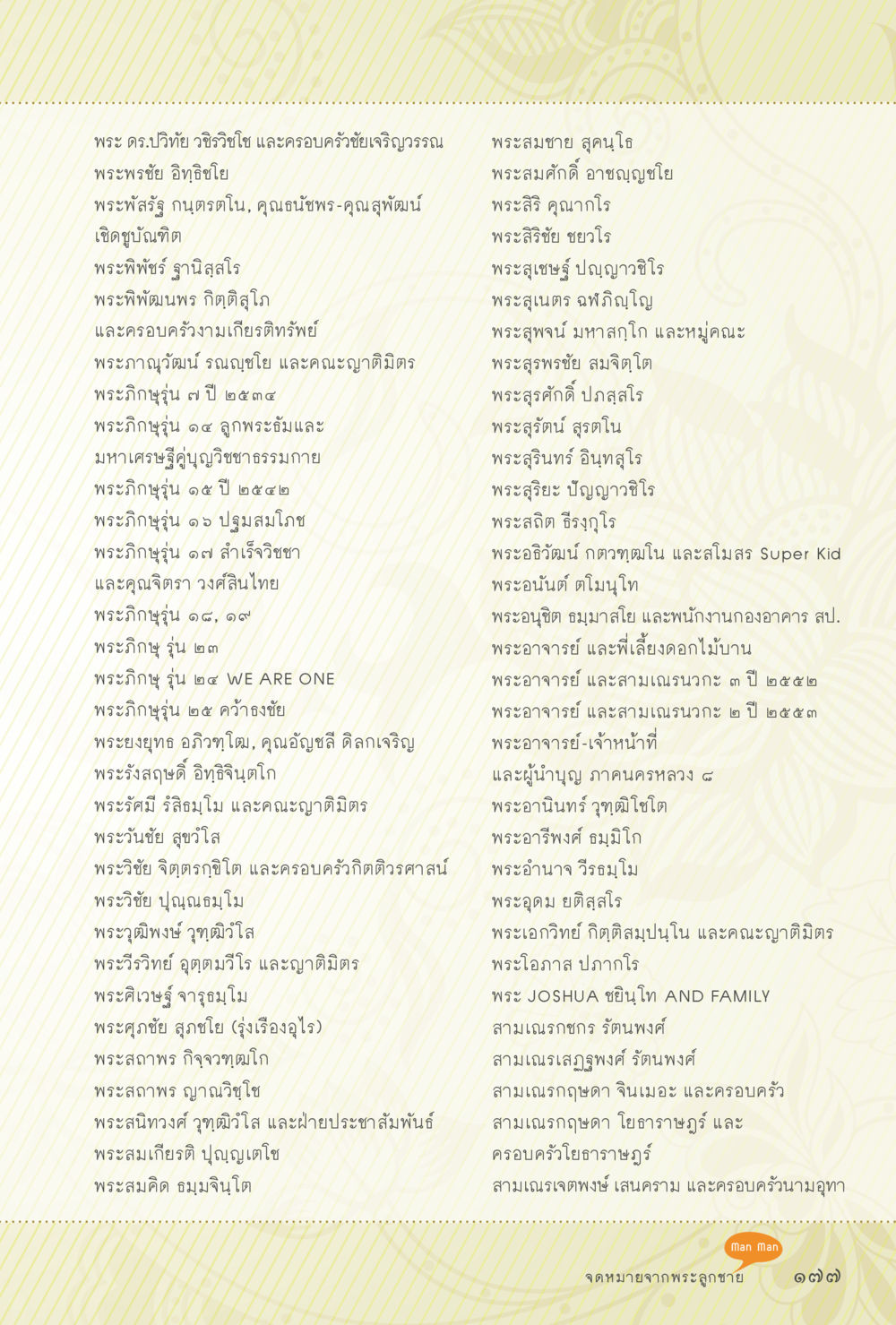การแนะนำพระภิกษุและครอบครัวในสมาคม สุขแบบพระ Vol.1 หน้า 243