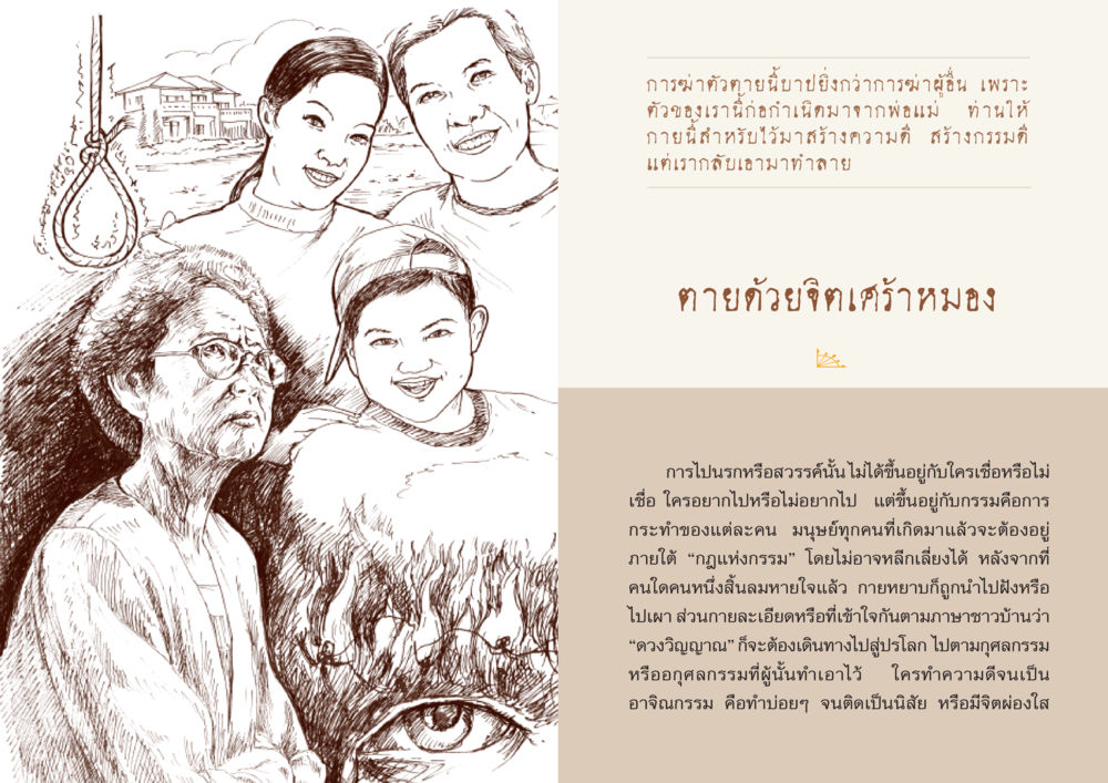 การฆ่าตัวตายและกรรมแห่งการกระทำ Case Study ที่ทุกคนต้องรู้ เล่มที่ 1 หน้า 7