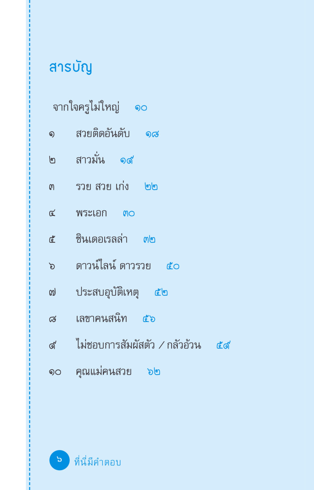 null ที่นี่มีคำตอบ ฉบับ mini เล่มที่ 2 ผู้หญิงต้องซื้อ หน้า 6