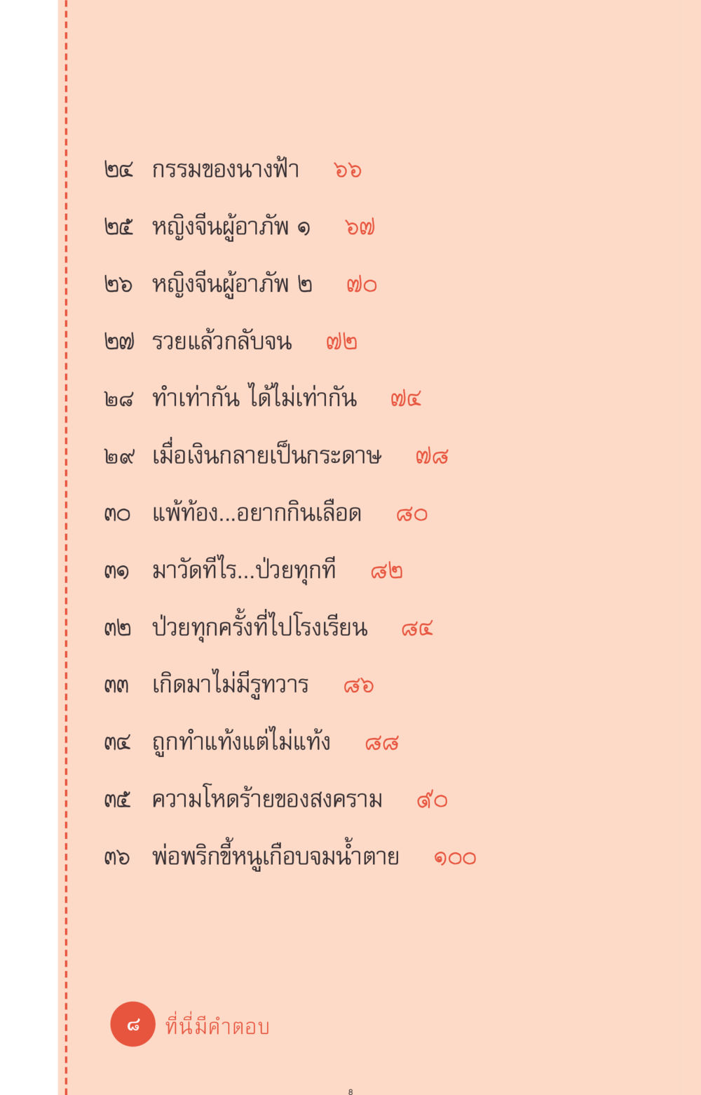 กรรมของนางฟ้า และความอาภัพของหญิงจีน ที่นี่มีคำตอบ ฉบับ mini เล่มที่ 1 เรื่องแปลกแต่จริง หน้า 8
