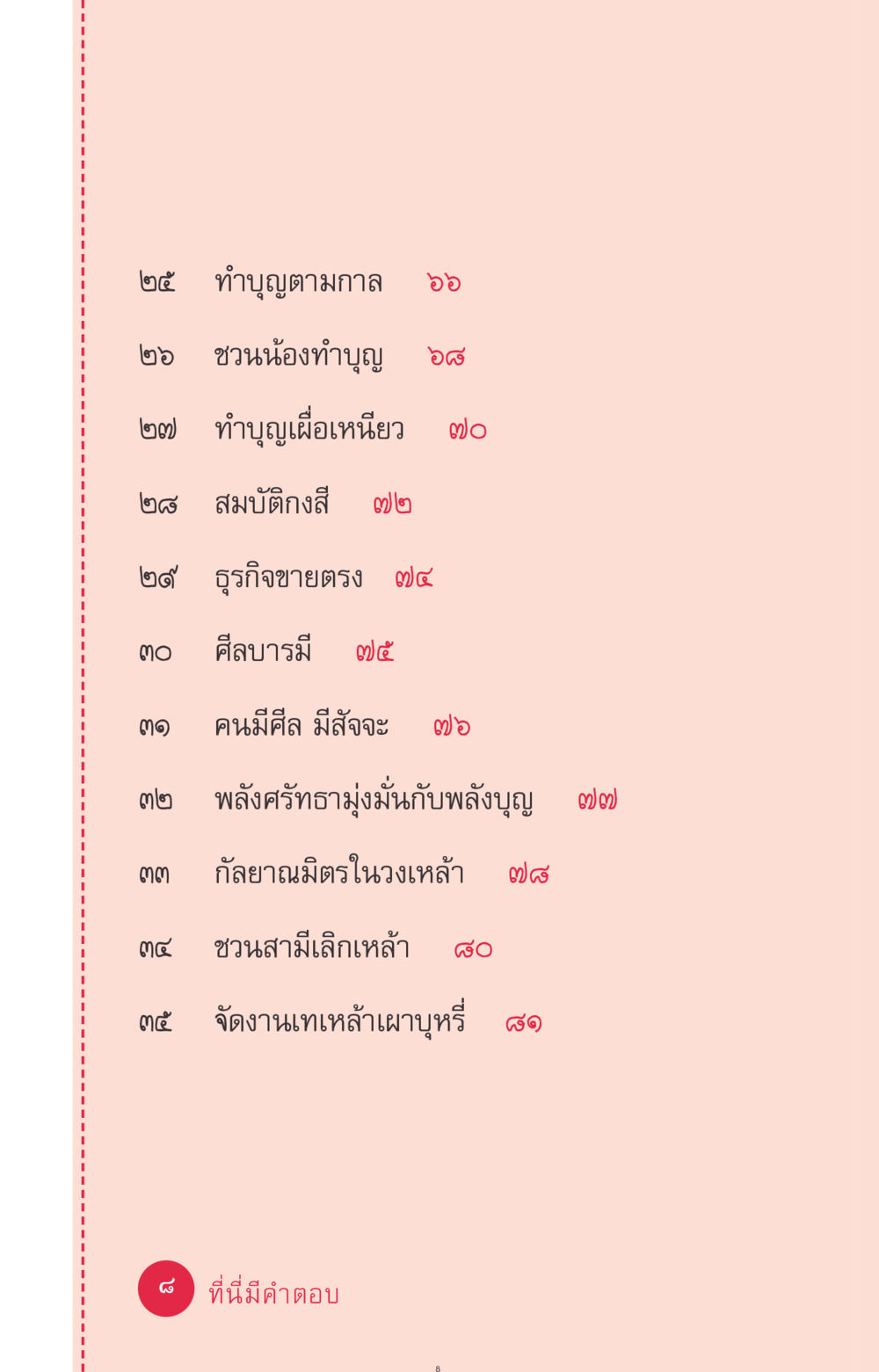 null ที่นี่มีคำตอบ ฉบับ mini เล่มที่ 7  ชีวิตออกแบบได้ หน้า 8