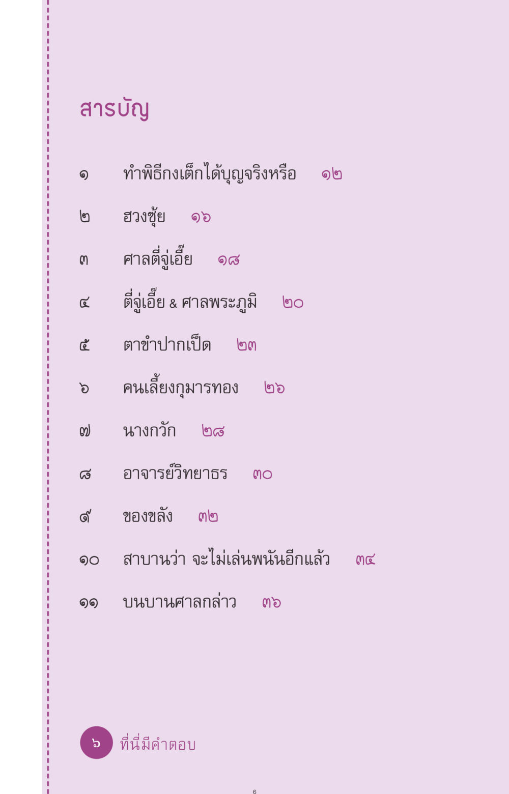 null ที่นี่มีคำตอบ ฉบับ mini เล่มที่ 8 ความใช่-ความเชื่อ หน้า 6