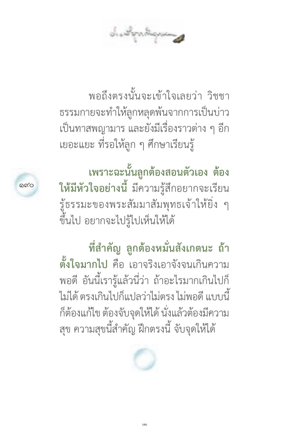 การศึกษาวิชชาธรรมกาย ง่ายที่สุดถึงจุดหมาย 1 หน้า 190