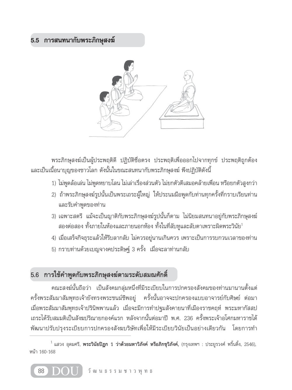 การสนทนากับพระภิกษุสงฆ์ SB 202 วัฒนธรรมชาวพุทธ หน้า 97