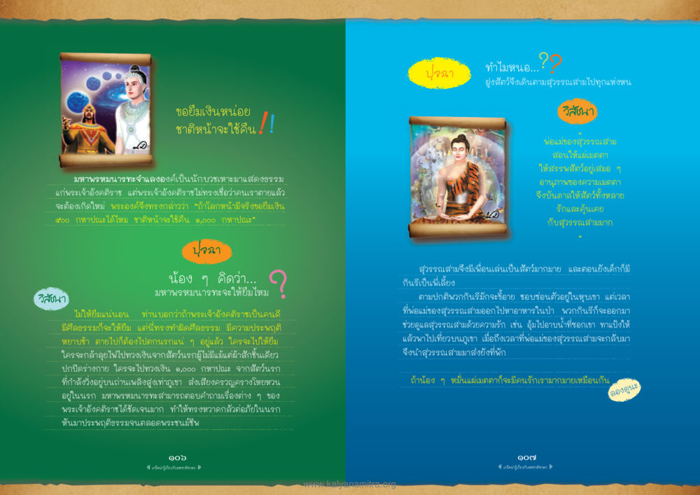 ความเมตตาและการเกิดใหม่ ทศชาติชาดก หน้า 54