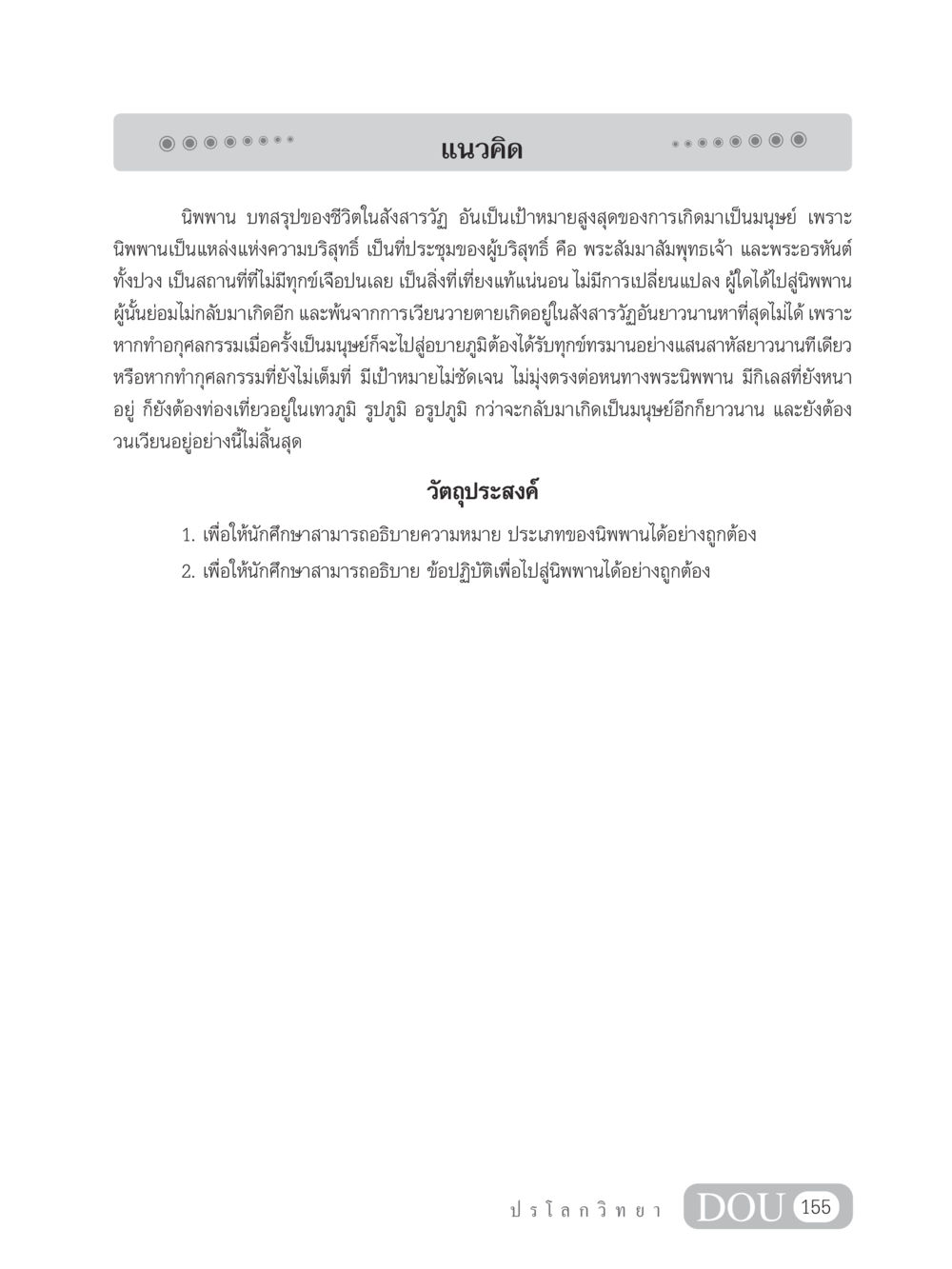 แนวคิดเกี่ยวกับนิพพาน GL 102 ปรโลกวิทยา หน้า 165