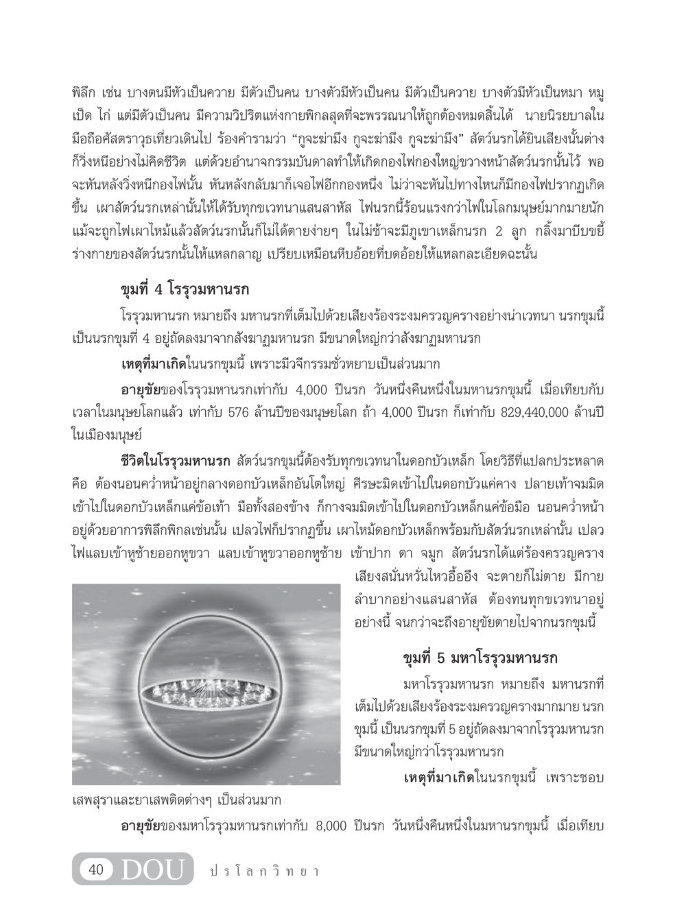 นรกและสัตว์นรกในความเชื่อไทย GL 102 ปรโลกวิทยา หน้า 50