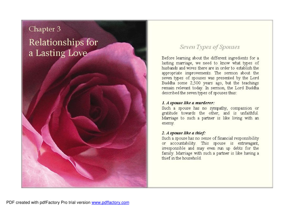 Seven Types of Spouses for Lasting Love Lovely Love หน้า 13