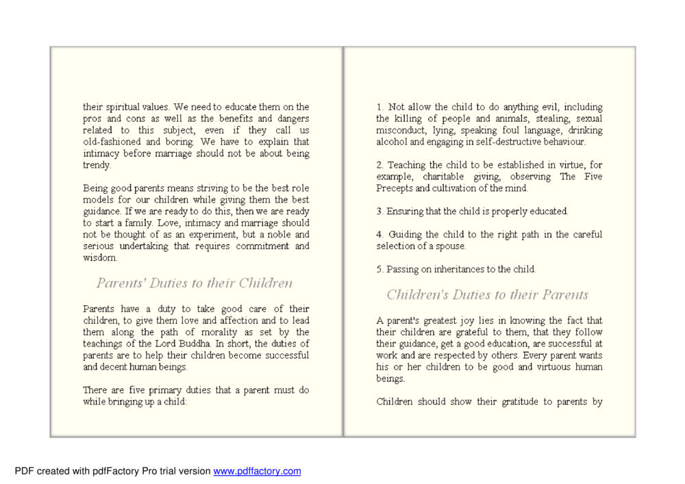 The Responsibilities of Parents and Children Lovely Love หน้า 24