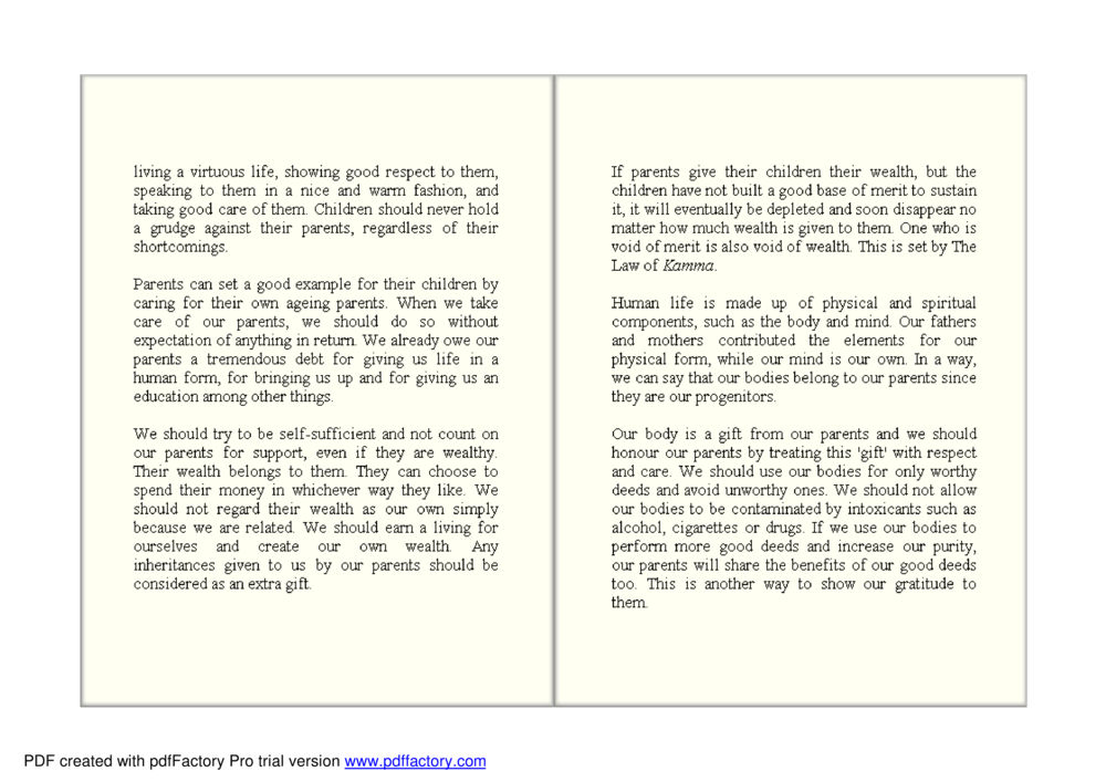 Living a Virtuous Life: Honoring Parents Lovely Love หน้า 25