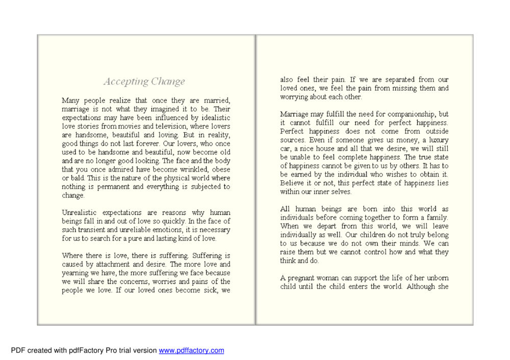 Accepting Change in Marriage and Happiness Lovely Love หน้า 29