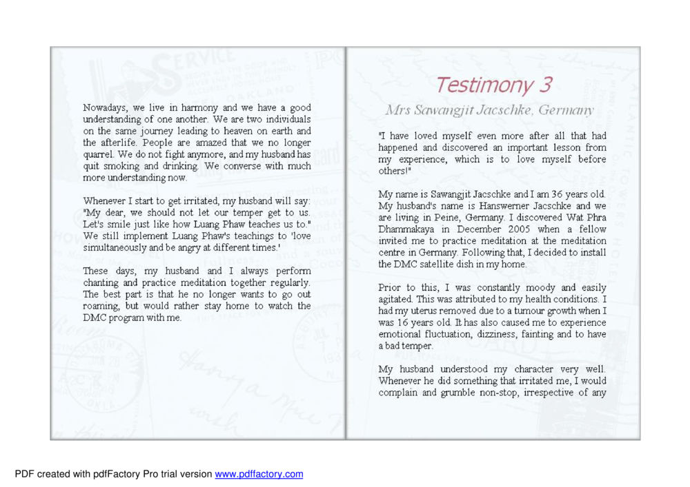 Journey to Harmony: A Testimony of Love and Understanding Lovely Love หน้า 42