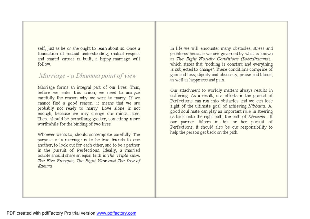 Marriage from a Dhamma Perspective Lovely Love หน้า 8