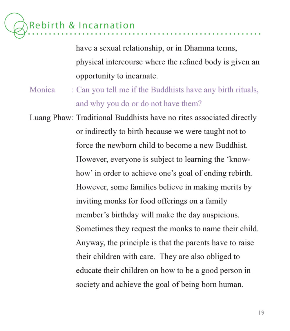 Buddhist Perspectives on Birth Rituals and Rebirth Buddha Knows หน้า 17
