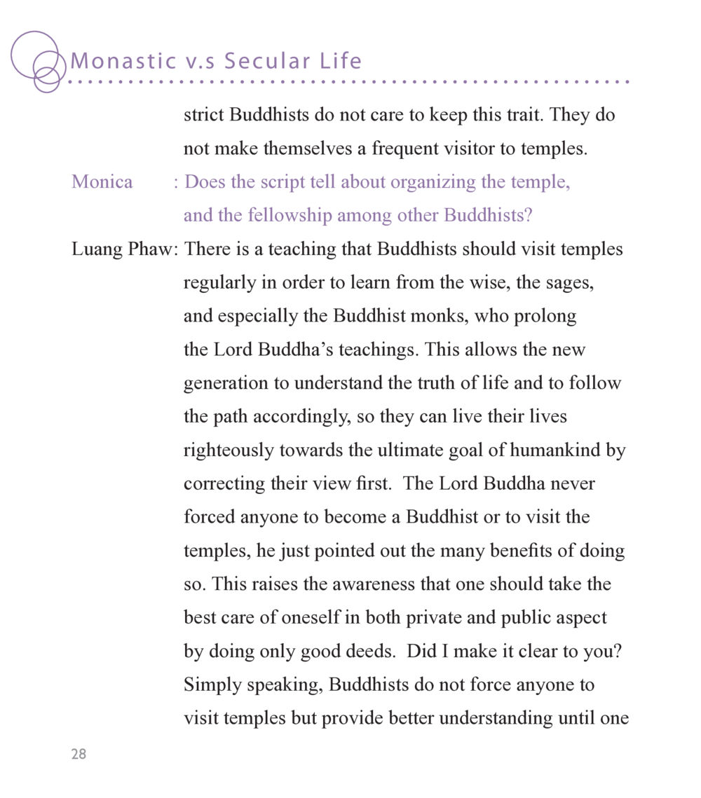 Monastic vs Secular Life in Buddhism Buddha Knows หน้า 26