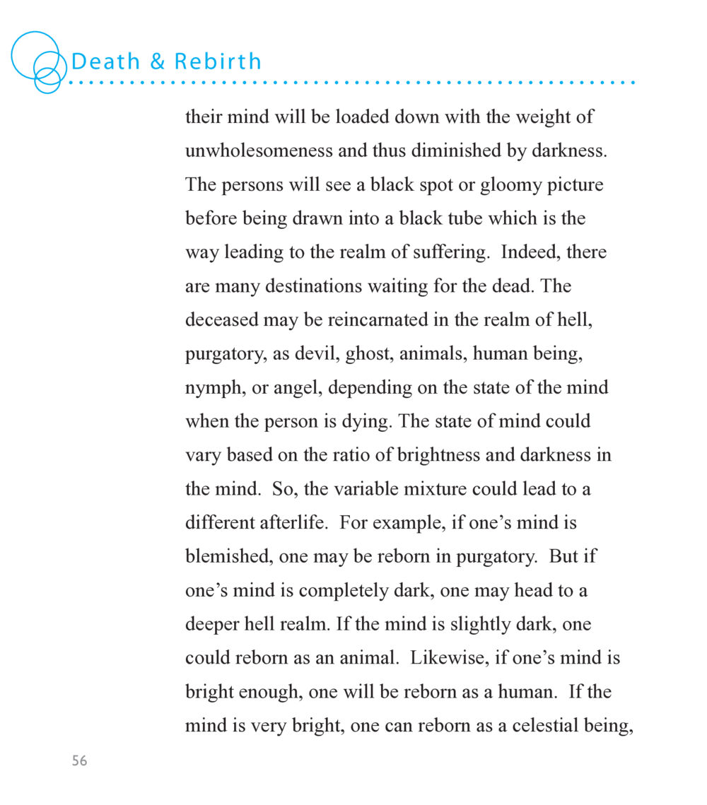 Death & Rebirth: The Journey of the Soul Buddha Knows หน้า 54
