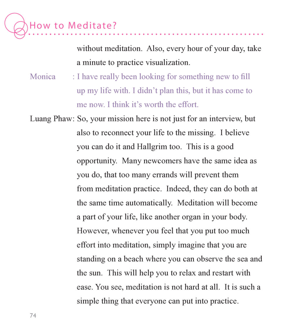 How to Meditate: A Simple Guide Buddha Knows หน้า 72
