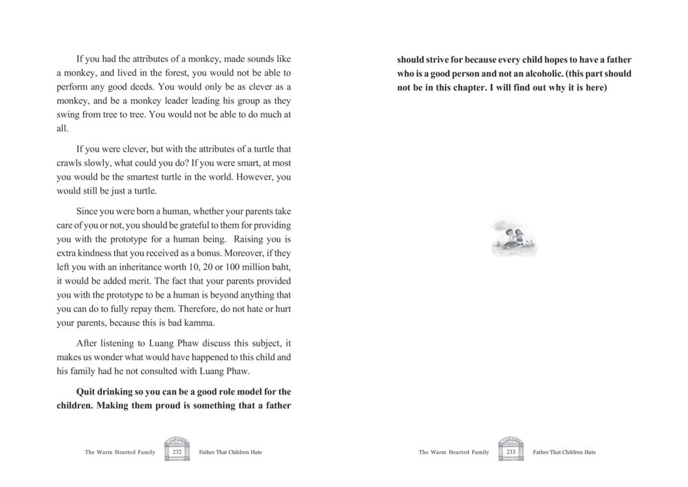 The Importance of Human Attributes and Parenting The Warm Hearted Family หน้า 117