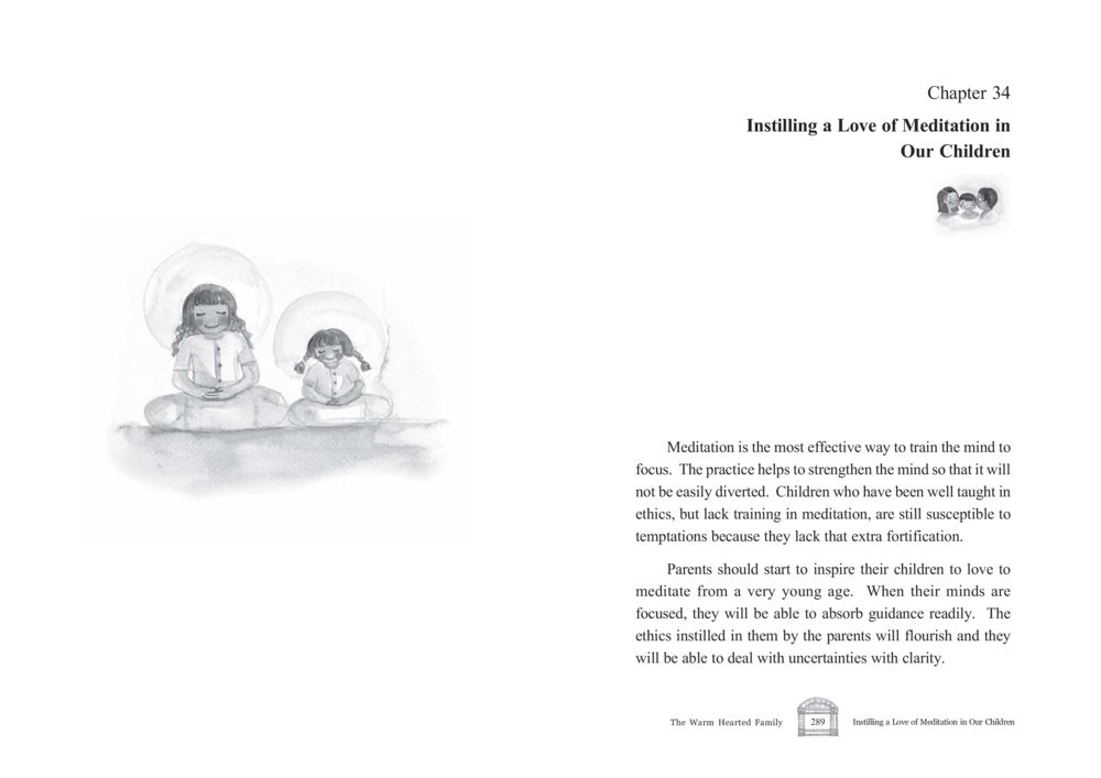 Instilling a Love of Meditation in Our Children The Warm Hearted Family หน้า 145
