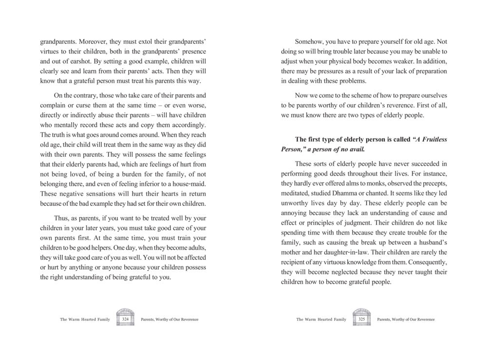 The Importance of Honoring Grandparents The Warm Hearted Family หน้า 163