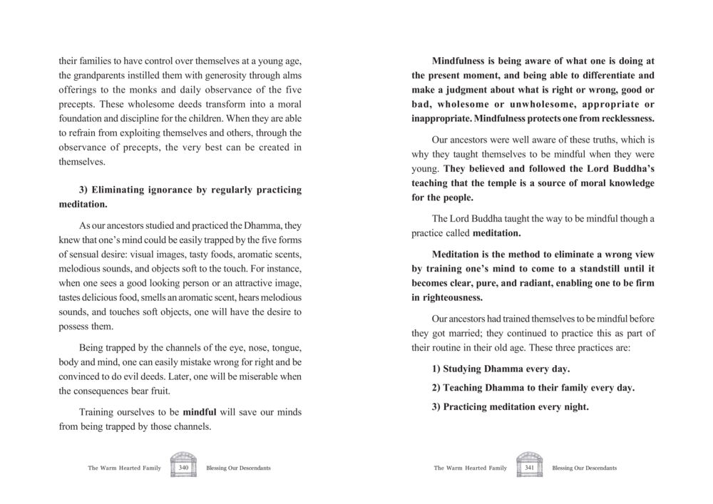 Cultivating Mindfulness and Moral Foundations in Families The Warm Hearted Family หน้า 171