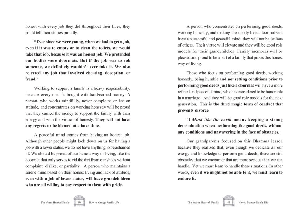 The Importance of Honest Work in Family Life The Warm Hearted Family หน้า 31