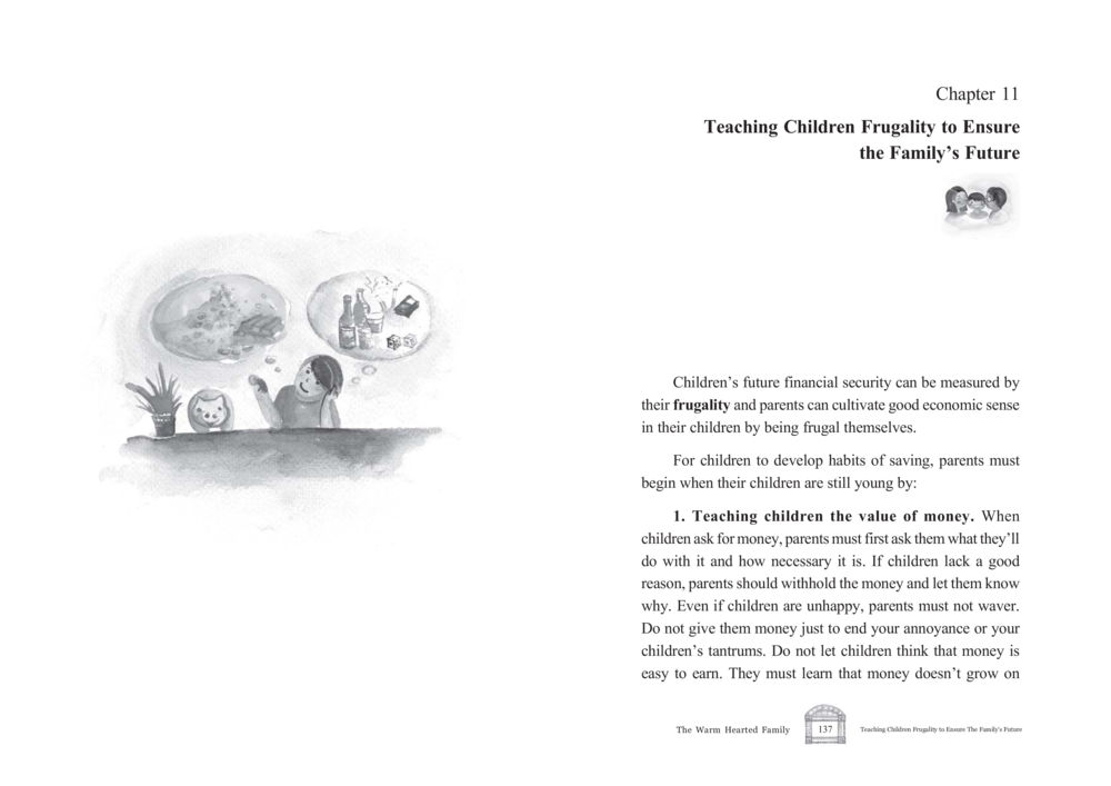 Teaching Children Frugality to Ensure the Family's Future The Warm Hearted Family หน้า 69