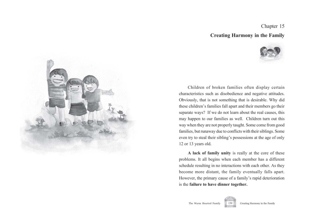 Creating Harmony in the Family The Warm Hearted Family หน้า 80