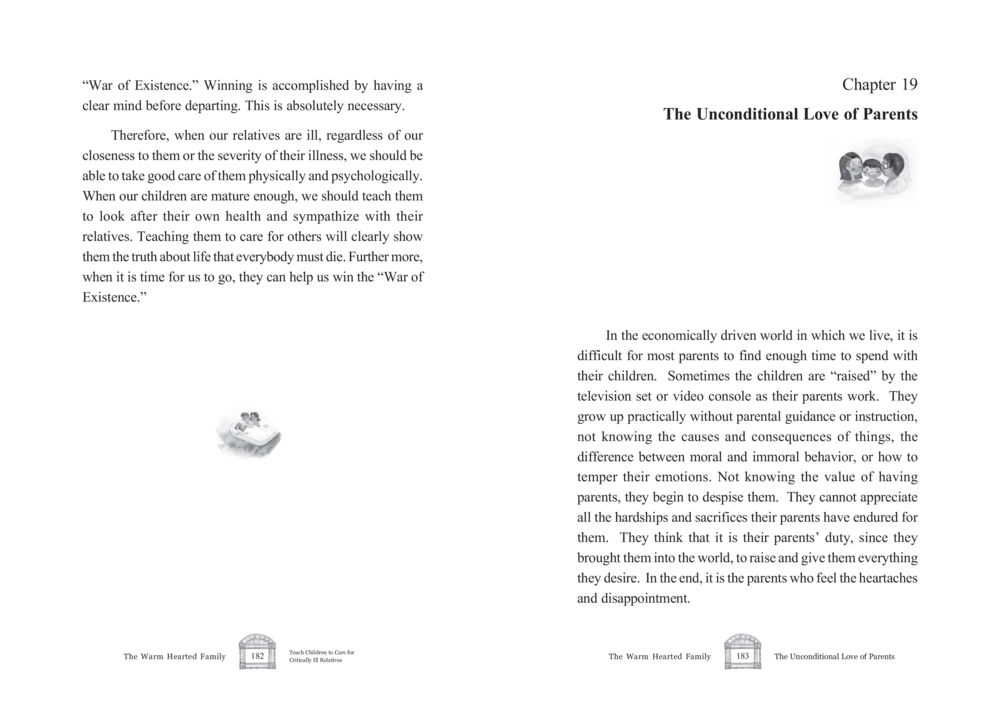 War of Existence: The Unconditional Love of Parents The Warm Hearted Family หน้า 92