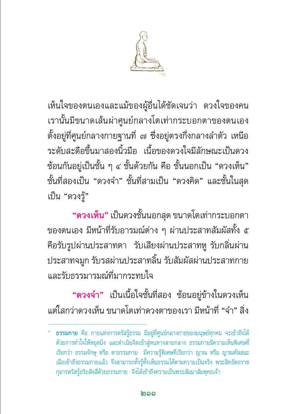 ดวงใจและการเข้าถึงธรรมกาย พระแท้ หน้า 213
