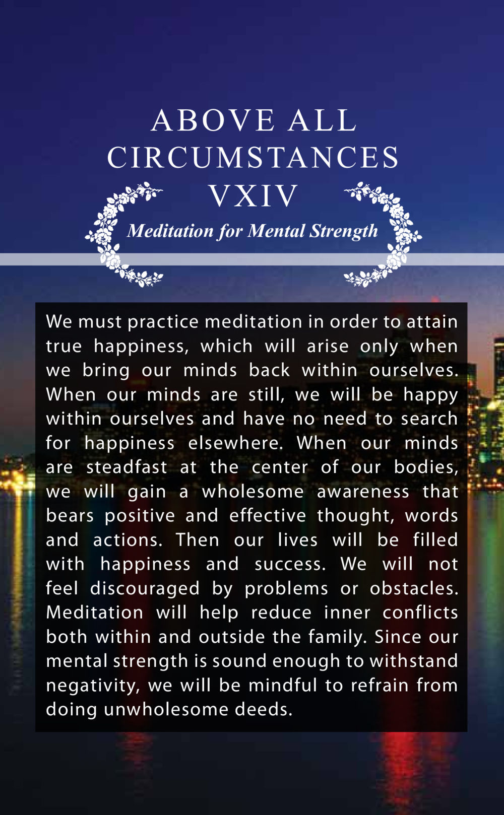 Meditation for Mental Strength AT LAST YOU WIN หน้า 120