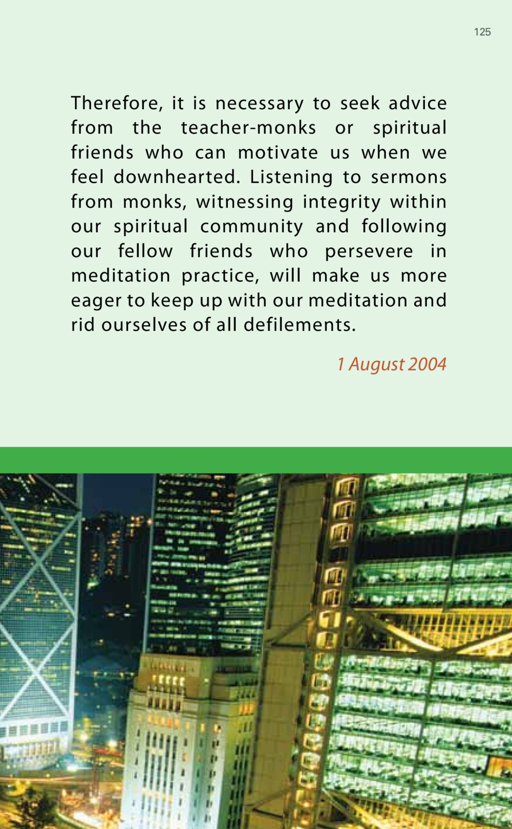 The Importance of Spiritual Guidance in Meditation AT LAST YOU WIN หน้า 125