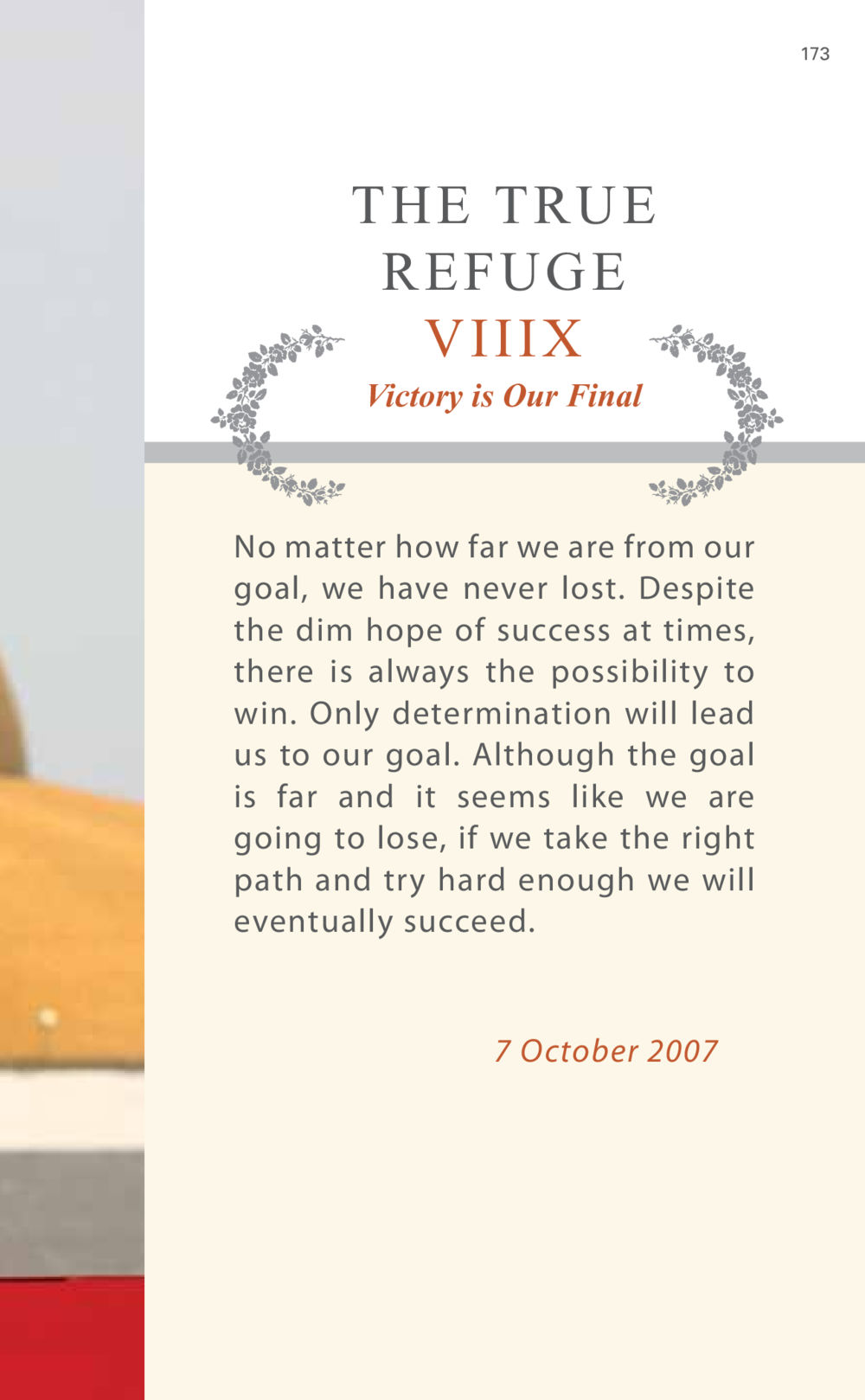 Victory is Our Final Refuge AT LAST YOU WIN หน้า 173