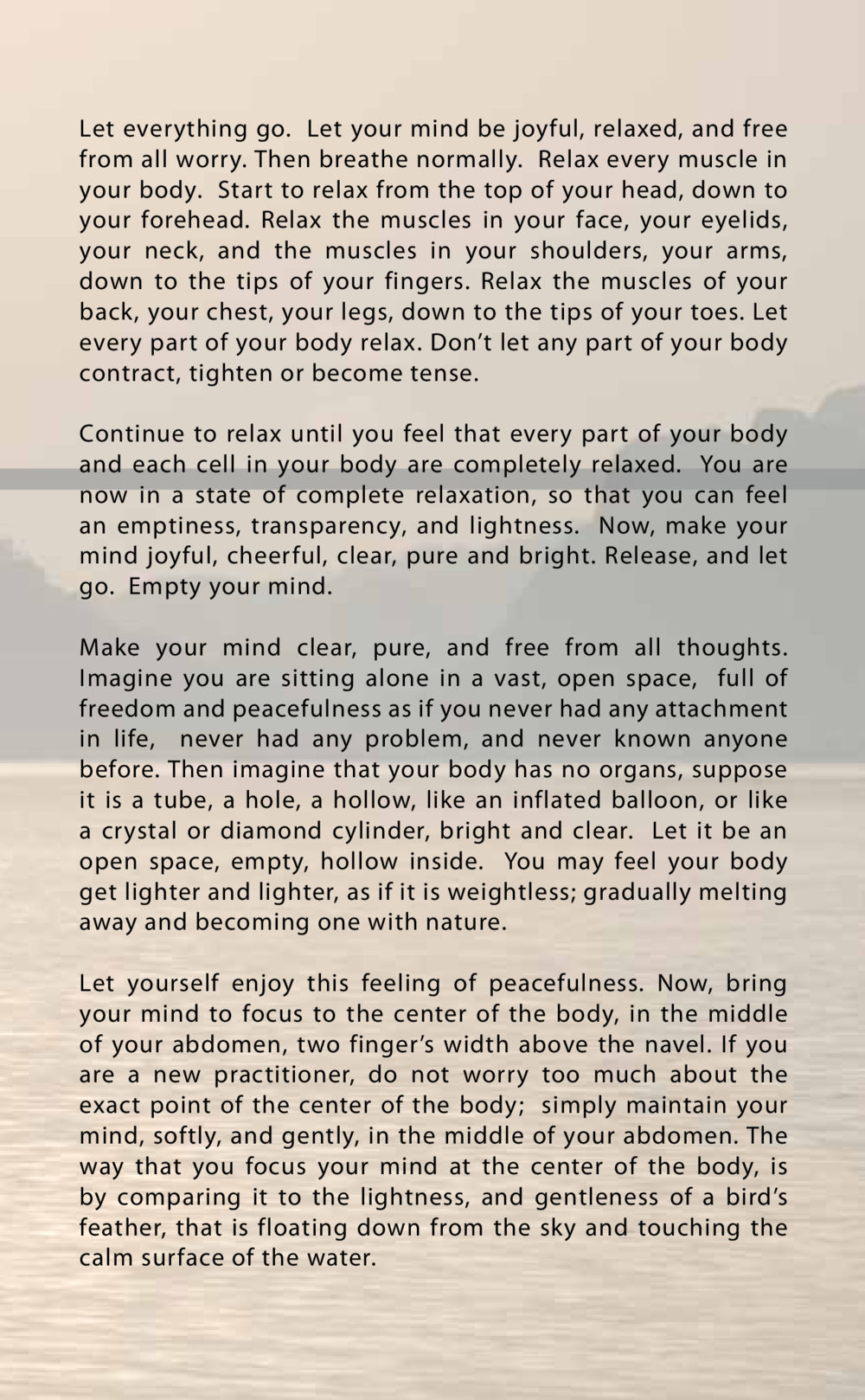Achieving Complete Relaxation and Mindfulness AT LAST YOU WIN หน้า 179