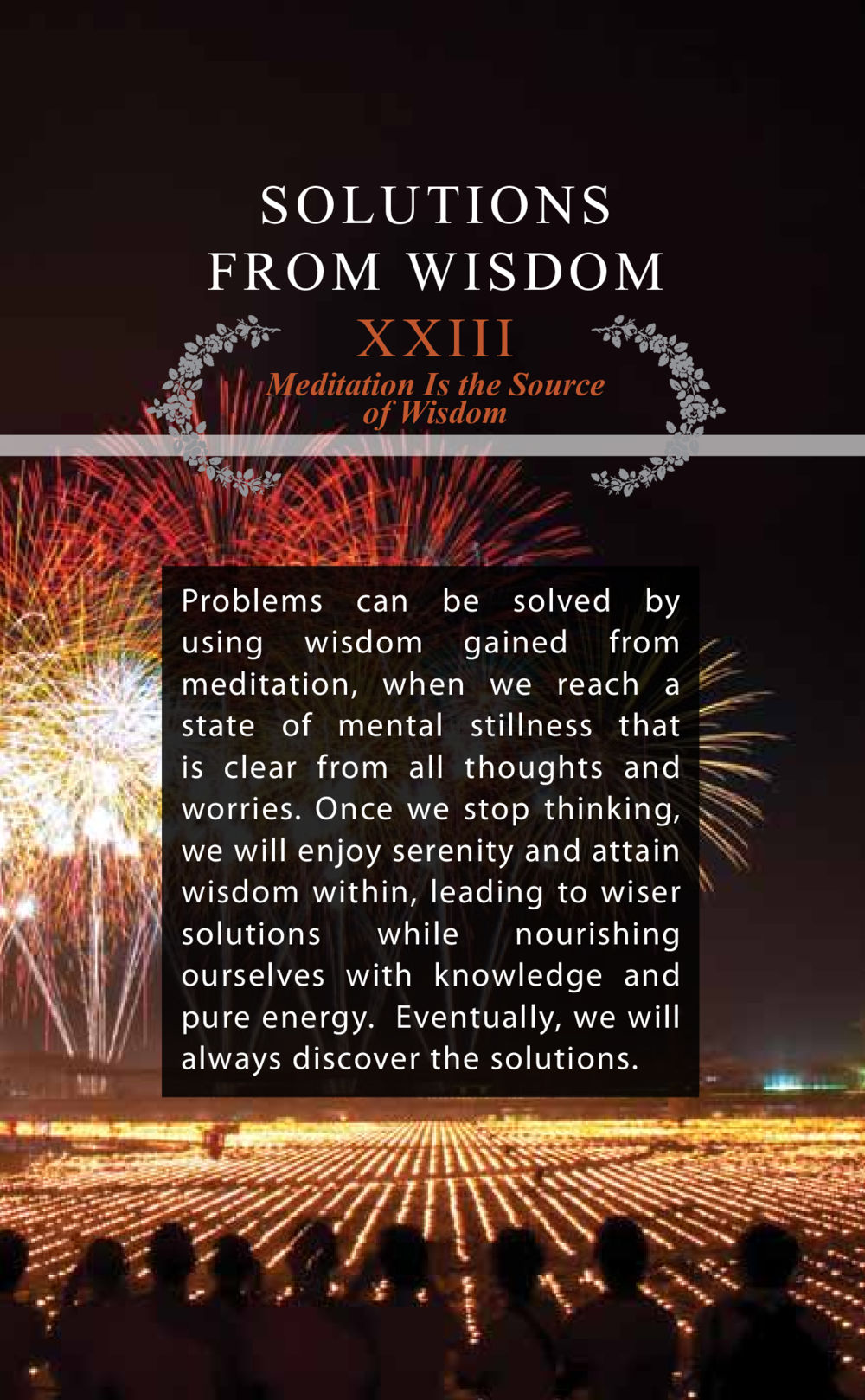 Meditation as a Path to Wisdom AT LAST YOU WIN หน้า 59