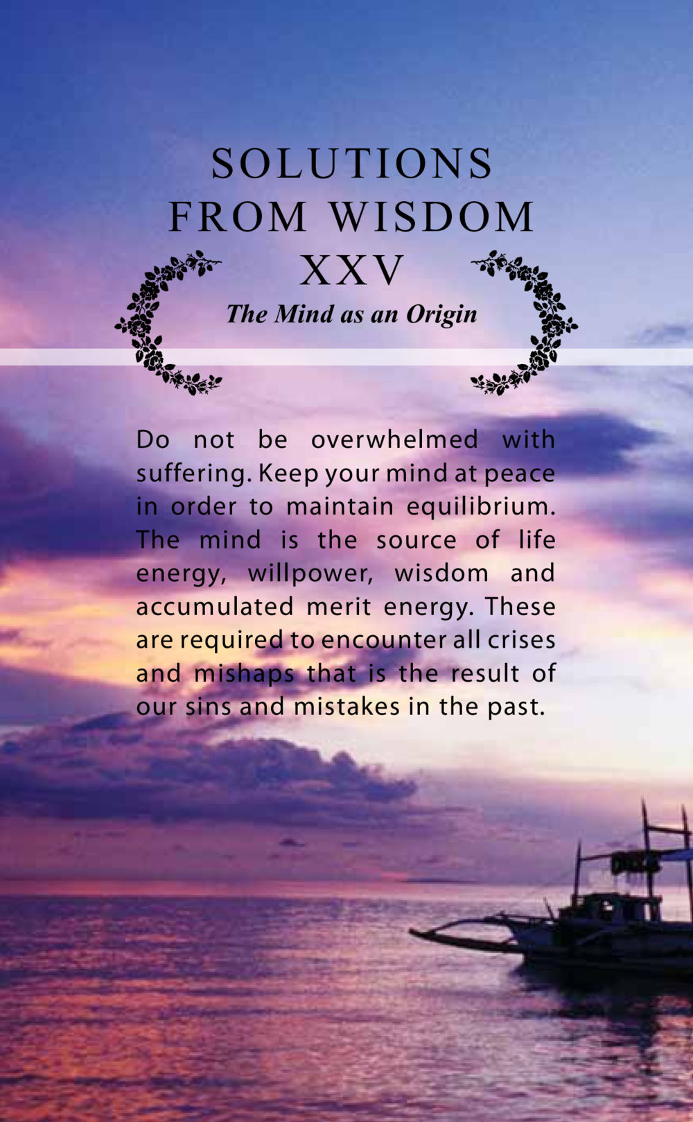 The Mind as an Origin AT LAST YOU WIN หน้า 62