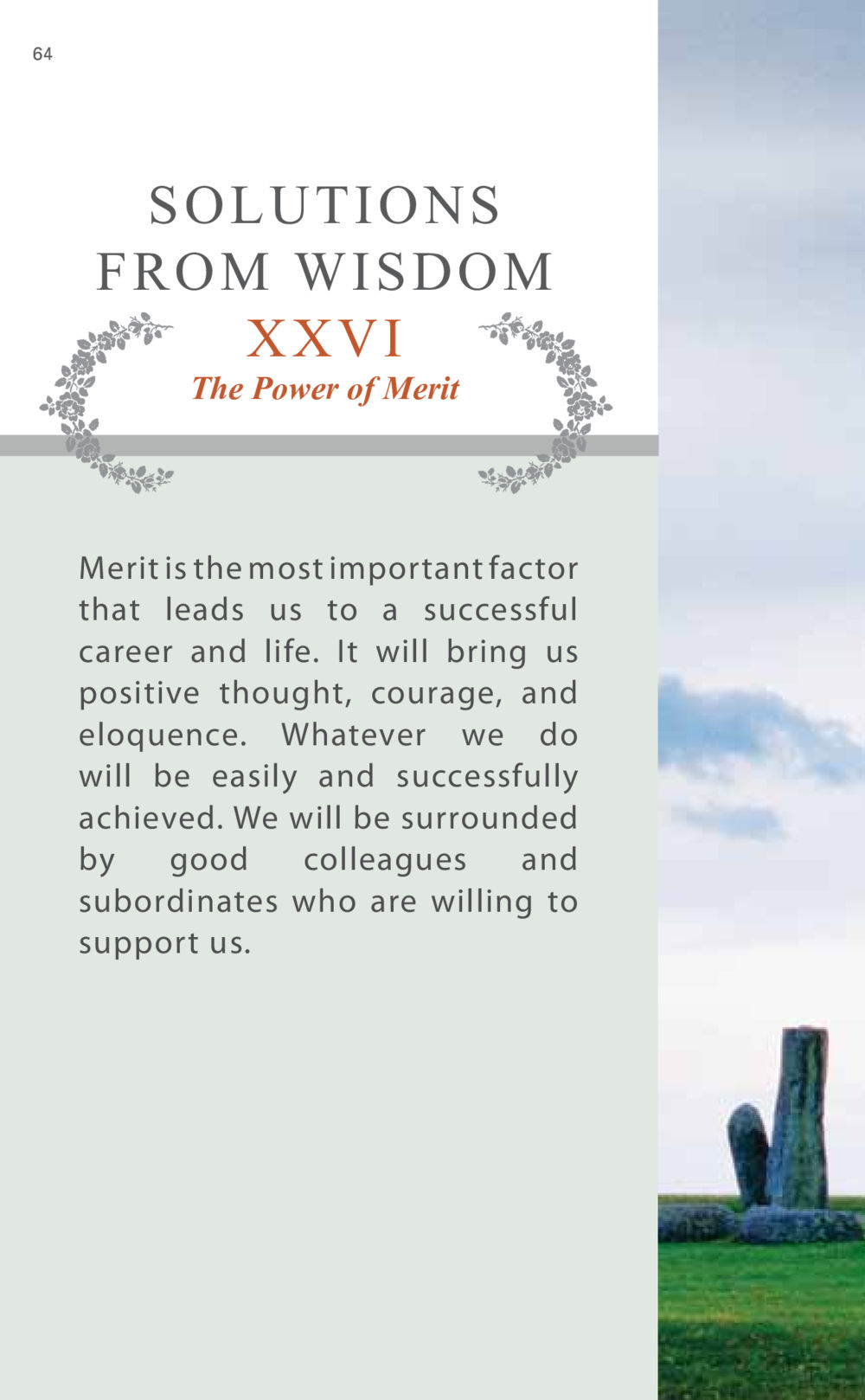 The Power of Merit in Career and Life AT LAST YOU WIN หน้า 64