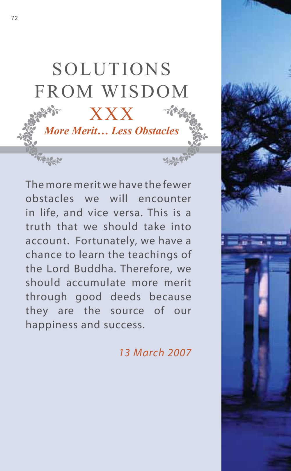 More Merit... Less Obstacles AT LAST YOU WIN หน้า 72