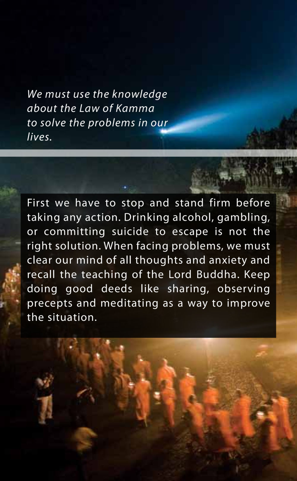 Applying the Law of Kamma to Life Challenges AT LAST YOU WIN หน้า 76