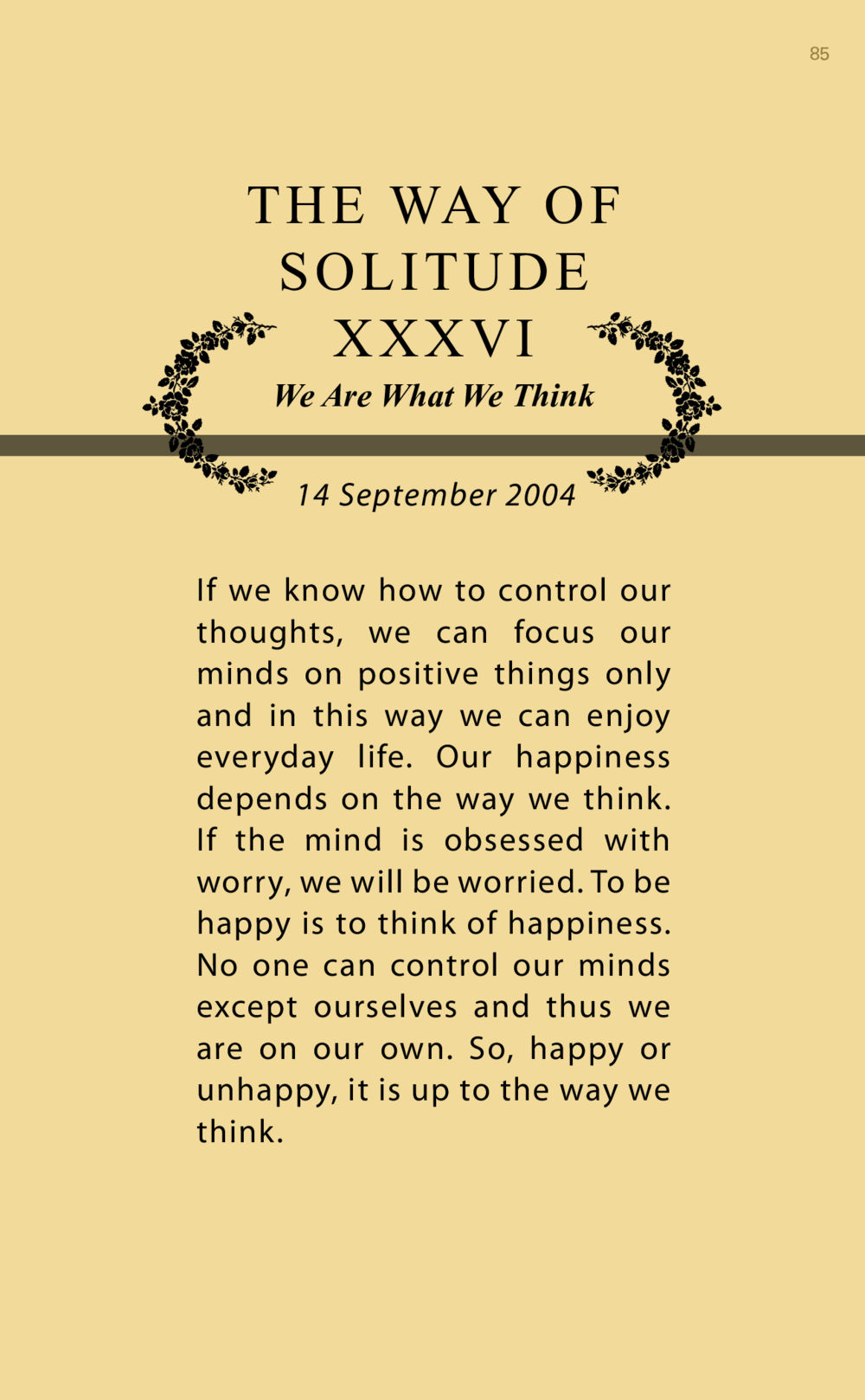 We Are What We Think AT LAST YOU WIN หน้า 85