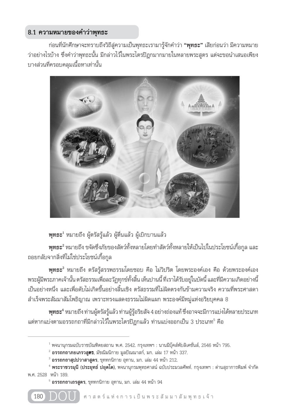 ความหมายของคำว่าพุทธะ GL 204 ศาสตร์แห่งการเป็นพระสัมมาสัมพุทธเจ้า หน้า 191