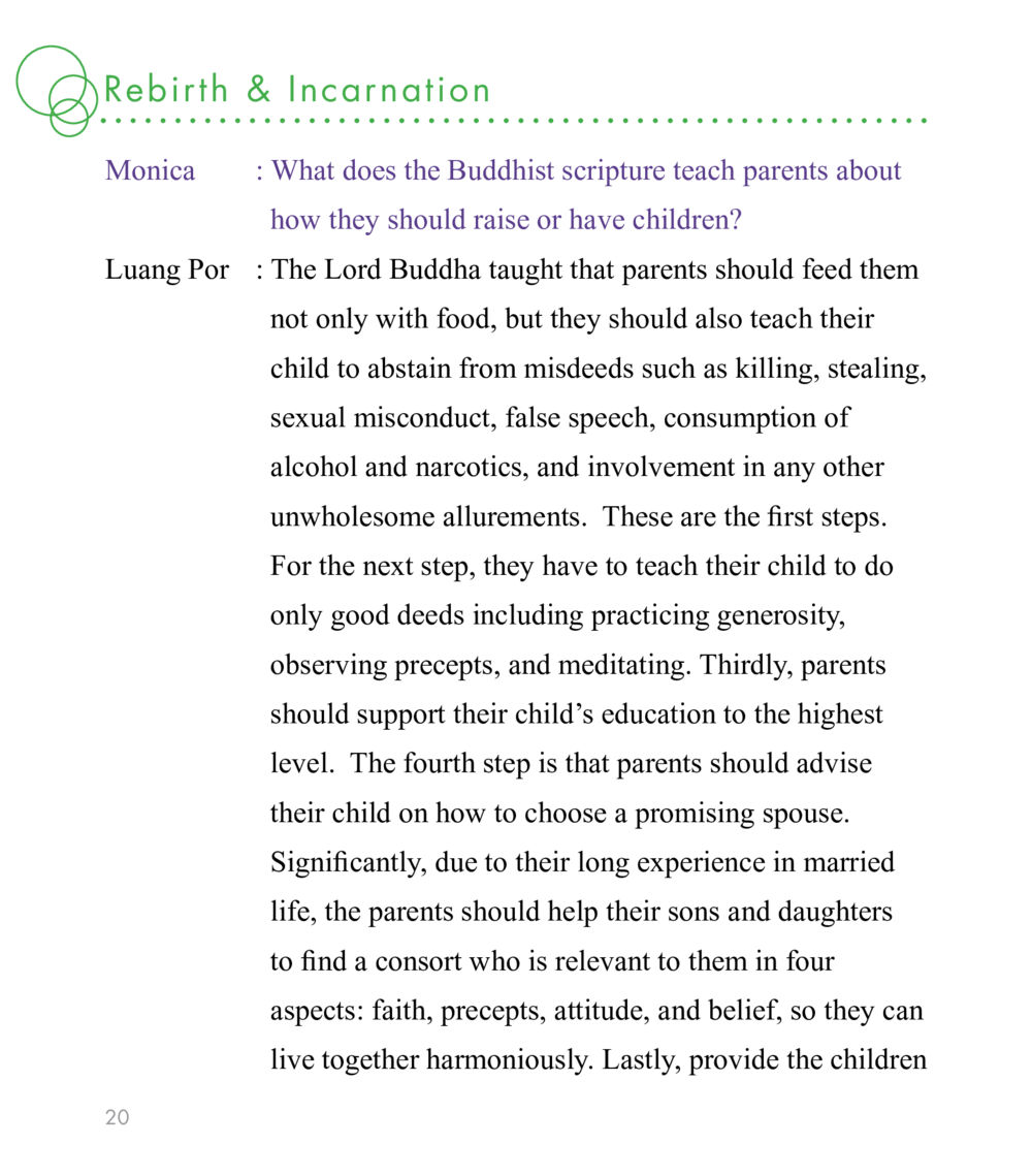 Buddhist Teachings on Parenting East Meets West หน้า 20