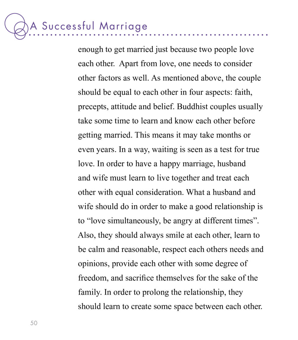 A Successful Marriage East Meets West หน้า 50