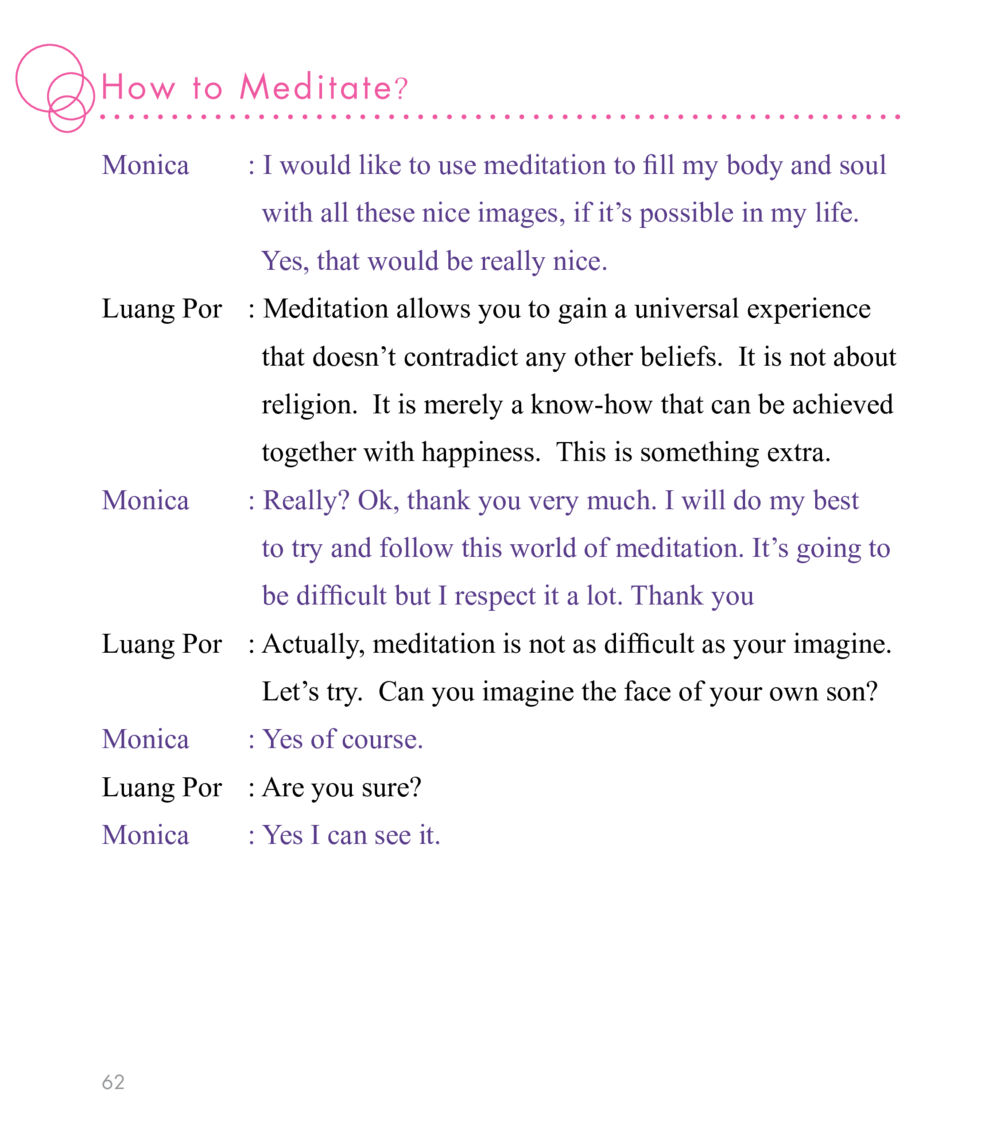 How to Meditate East Meets West หน้า 62