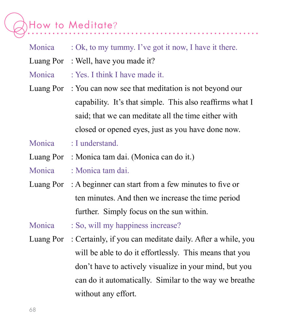 How to Meditate: A Beginner's Guide East Meets West หน้า 68