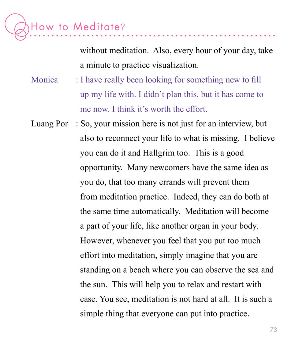 How to Meditate Effectively East Meets West หน้า 73